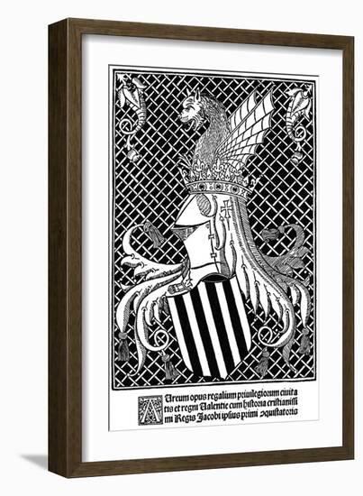 Title Page to the Aureum Opus, 1515-null-Framed Giclee Print