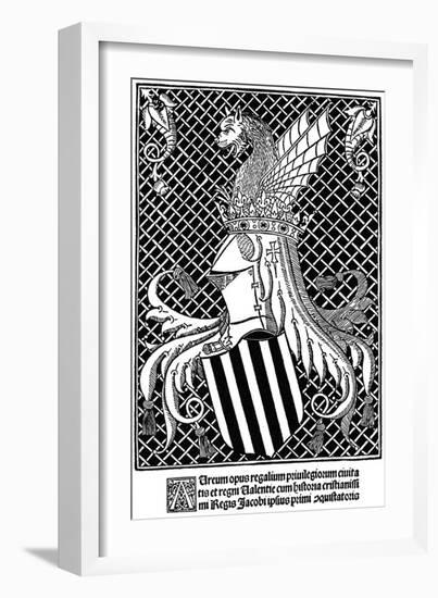 Title Page to the Aureum Opus, 1515-null-Framed Giclee Print