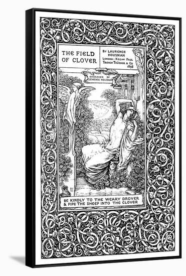Title Page to the Field of Clover, 1899-Clemence Housman-Framed Stretched Canvas