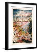 Title Page to 'The Marriage of Heaven and Hell', 1790-3-William Blake-Framed Giclee Print