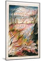 Title Page to 'The Marriage of Heaven and Hell', 1790-3-William Blake-Mounted Giclee Print