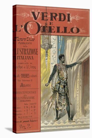 Title Page to "Verdi e l'Otello," Special Edition of Magazine "Illustrazione Italiana"-null-Stretched Canvas