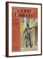 Title Page to "Verdi e l'Otello," Special Edition of Magazine "Illustrazione Italiana"-null-Framed Giclee Print