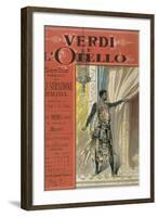 Title Page to "Verdi e l'Otello," Special Edition of Magazine "Illustrazione Italiana"-null-Framed Giclee Print