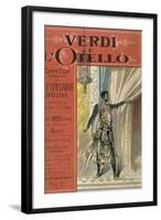 Title Page to "Verdi e l'Otello," Special Edition of Magazine "Illustrazione Italiana"-null-Framed Giclee Print