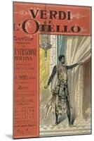 Title Page to "Verdi e l'Otello," Special Edition of Magazine "Illustrazione Italiana"-null-Mounted Giclee Print