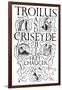 Title Page: Troilus and Criseyde, 1927-Eric Gill-Framed Giclee Print