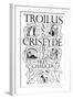 Title Page: Troilus and Criseyde, 1927-Eric Gill-Framed Giclee Print