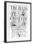 Title Page: Troilus and Criseyde, 1927-Eric Gill-Framed Giclee Print