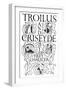 Title Page: Troilus and Criseyde, 1927-Eric Gill-Framed Giclee Print