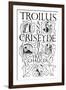 Title Page: Troilus and Criseyde, 1927-Eric Gill-Framed Giclee Print