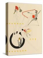 Title Sheet of Victory over the Sun by A. Kruchenykh, 1923-El Lissitzky-Stretched Canvas