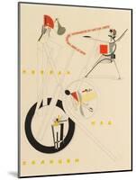 Title Sheet of Victory over the Sun by A. Kruchenykh, 1923-El Lissitzky-Mounted Giclee Print