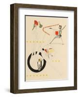 Title Sheet of Victory over the Sun by A. Kruchenykh, 1923-El Lissitzky-Framed Giclee Print