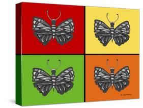 Titled Butterflies-Sartoris ART-Stretched Canvas