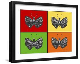 Titled Butterflies-Sartoris ART-Framed Giclee Print