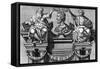 Titlepage 'Les Oeuvres De Pierre Ronsard'. 'The Works of Pierre Ronsard, Vendomois Gentleman, Princ-Leonard Gaultier-Framed Stretched Canvas