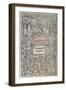 Titlepage of Great Bible, from the Hebrew and Greek Texts, c.1539-null-Framed Giclee Print