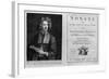 Titlepage of "Sonate a Tre" with a Portrait of Arcangelo Corelli (1653-1713)-null-Framed Giclee Print