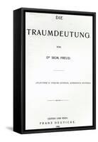 Titlepage to 'Die Traumdeutung' by Sigmund Freud, Published in 1899-German School-Framed Stretched Canvas