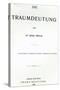 Titlepage to 'Die Traumdeutung' by Sigmund Freud, Published in 1899-German School-Stretched Canvas