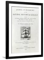 Titlepage to 'The Voyage of the Beagle' by Charles Darwin, edition published in 1890-null-Framed Giclee Print