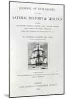 Titlepage to 'The Voyage of the Beagle' by Charles Darwin, edition published in 1890-null-Mounted Giclee Print