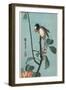 Titmouse on Camelia, 1830-1858-Utagawa Hiroshige-Framed Giclee Print