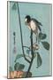 Titmouse on Camelia, 1830-1858-Utagawa Hiroshige-Mounted Giclee Print