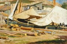 Boats and Logs-Tito Conti-Giclee Print