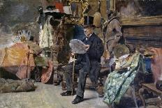 Reading Alone, 1878-1880-Tito Lessi-Giclee Print