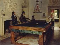 Game of Billiards, 1893-Tito Lessi-Giclee Print