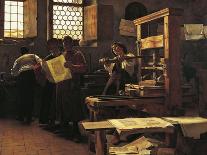 The Printer Bernardo Cennini in His Workshop, 1906-Tito Lessi-Giclee Print