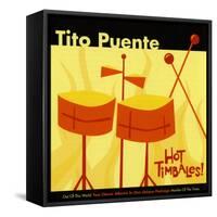 Tito Puente, Hot Timbales-null-Framed Stretched Canvas