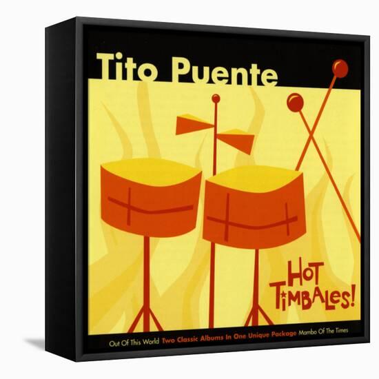 Tito Puente, Hot Timbales-null-Framed Stretched Canvas