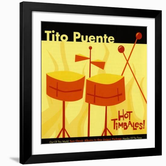 Tito Puente, Hot Timbales-null-Framed Art Print