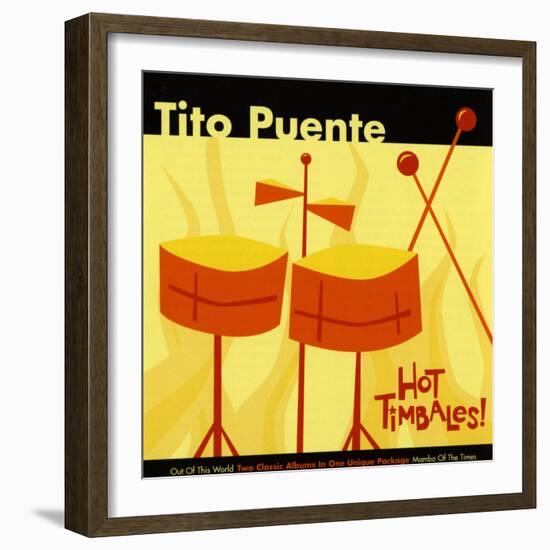 Tito Puente, Hot Timbales-null-Framed Art Print