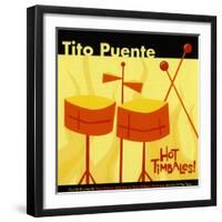 Tito Puente, Hot Timbales-null-Framed Art Print