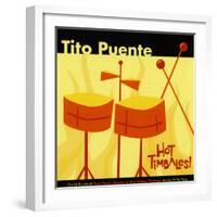 Tito Puente, Hot Timbales-null-Framed Art Print