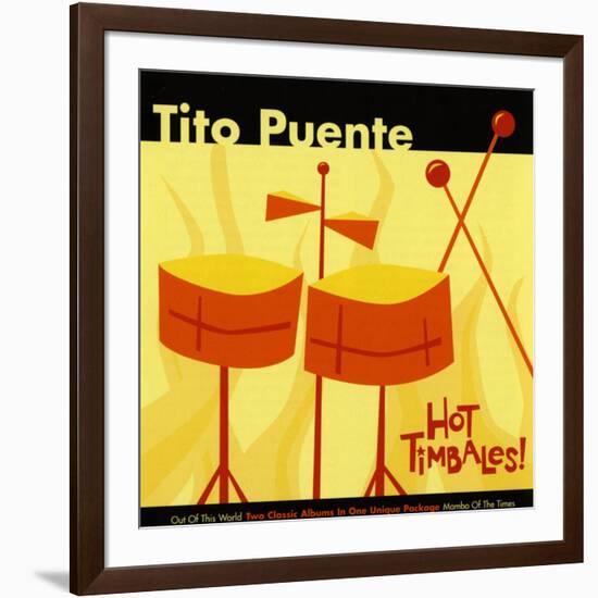 Tito Puente, Hot Timbales-null-Framed Art Print