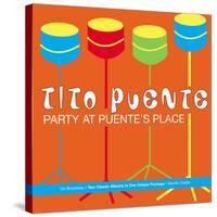 Tito Puente, Party at Puente's Place-null-Stretched Canvas