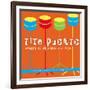 Tito Puente, Party at Puente's Place-null-Framed Art Print