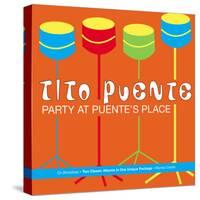 Tito Puente, Party at Puente's Place-null-Stretched Canvas