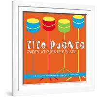 Tito Puente, Party at Puente's Place-null-Framed Art Print