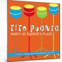 Tito Puente, Party at Puente's Place-null-Mounted Art Print