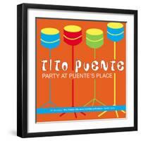 Tito Puente, Party at Puente's Place-null-Framed Art Print