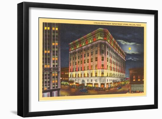 Titsche-Goettinger Department Store, Dallas, Texas-null-Framed Art Print