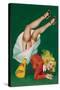 Titter Magazine; Cheerleader-Peter Driben-Stretched Canvas