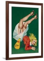 Titter Magazine; Cheerleader-Peter Driben-Framed Art Print