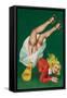 Titter Magazine; Cheerleader-Peter Driben-Framed Stretched Canvas